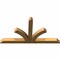 Ekena Millwork Richland Rough Sawn Timber Gable Bracket, Western Red Cedar, 96"W x 52"H x 6"D x 6"F, 13/12 Pitch GBW096X52X0606RIC00RWR - alternate 5